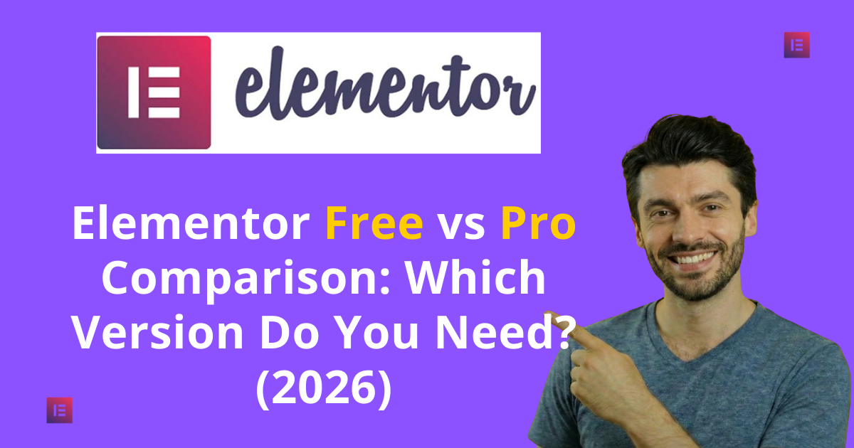 Elementor vs Pro comparison chart for 2021, highlighting features and differences between the two versions.