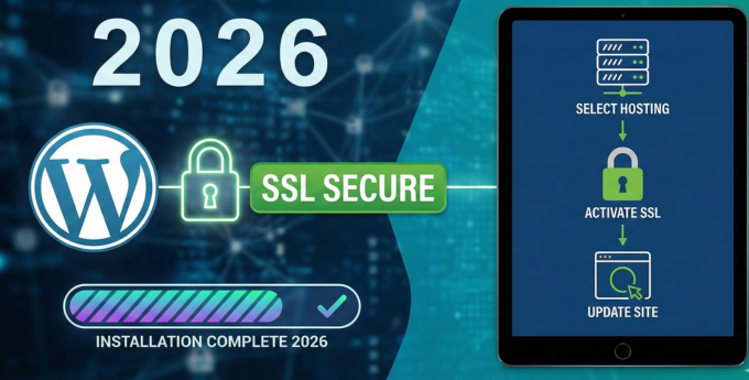 WordPress security guide on installing an SSL certificate for enhanced website protection in 2026.