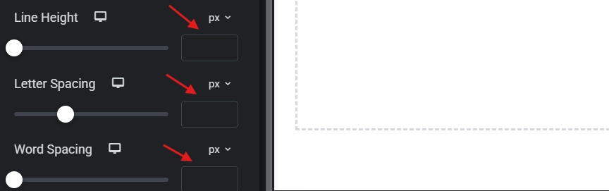 Elementor elements panel with Heading and Text Editor widgets highlighted after text search