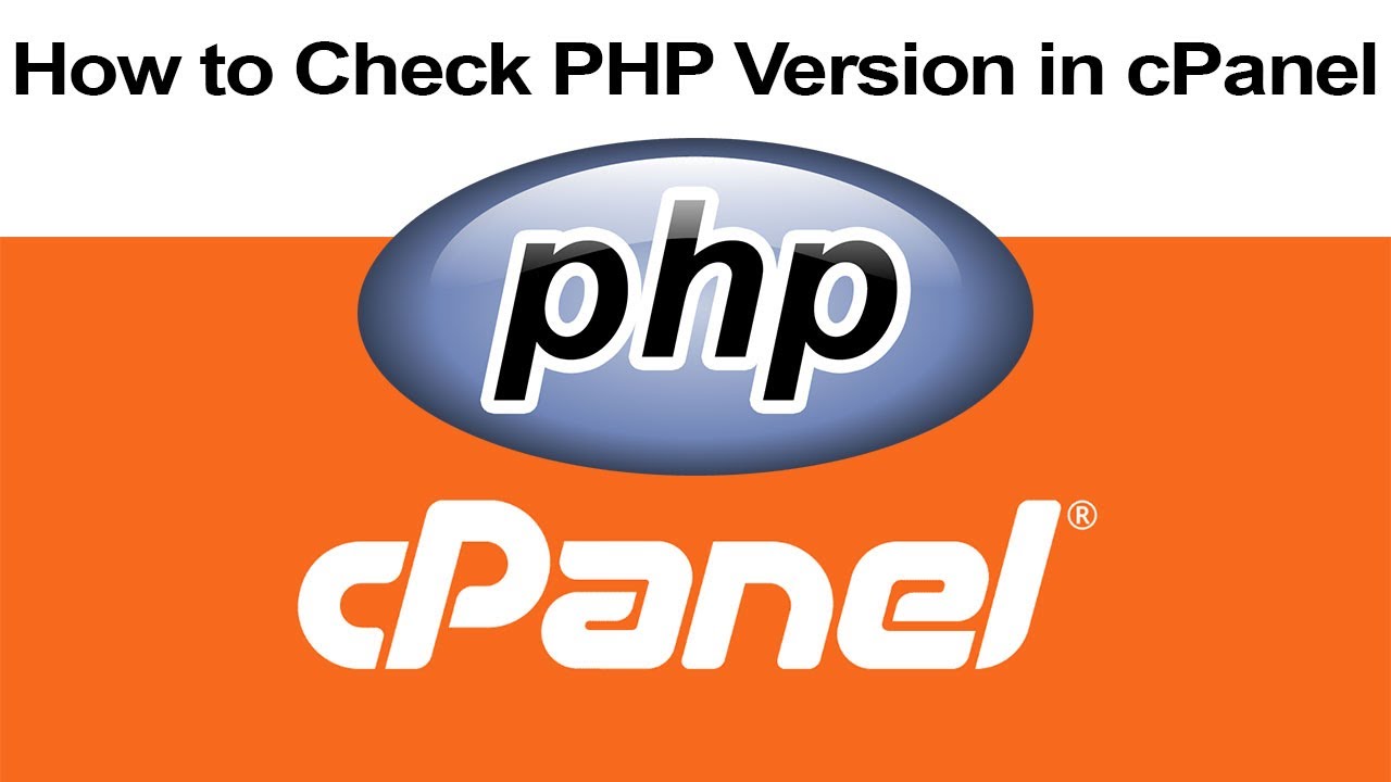 Image showing steps to check PHP version in a PHP panel interface.