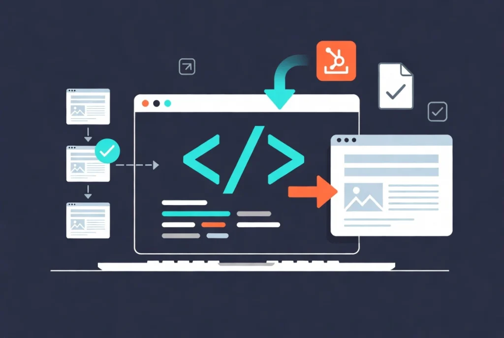 Terminal window with WP-CLI workflow arrows activating a WordPress theme preview on clean interface cards